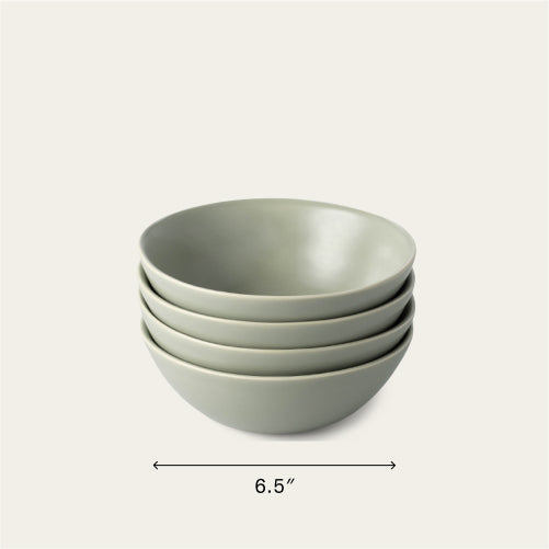 Breakfast bowls dinnerware by Fable Home, in a beachgrassgreen color. – #beachgrassgreen