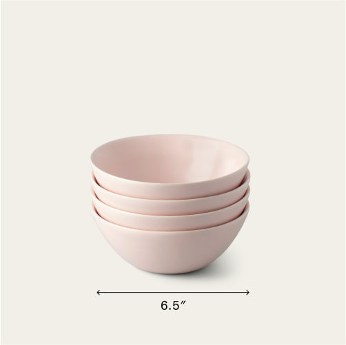 Breakfast bowls dinnerware by Fable Home, in a blushpink color. – #blushpink