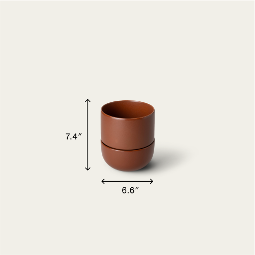 Medium planter planters by Fable Home, in a medium/burntsienna color. – #medium/burntsienna
