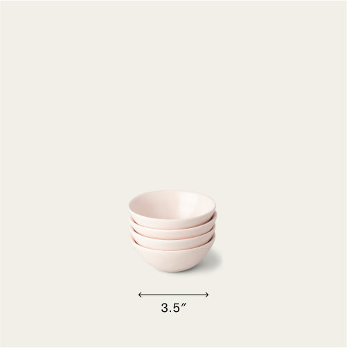 Little bowls dinnerware by Fable Home, in a blushpink color. – #blushpink