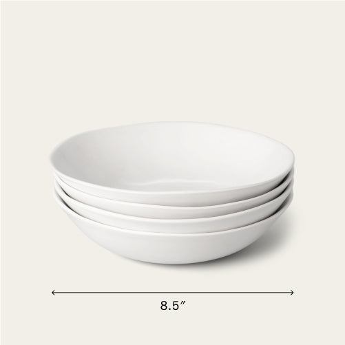 Pasta bowls dinnerware by Fable Home, in a cloudwhite color. – #cloudwhite