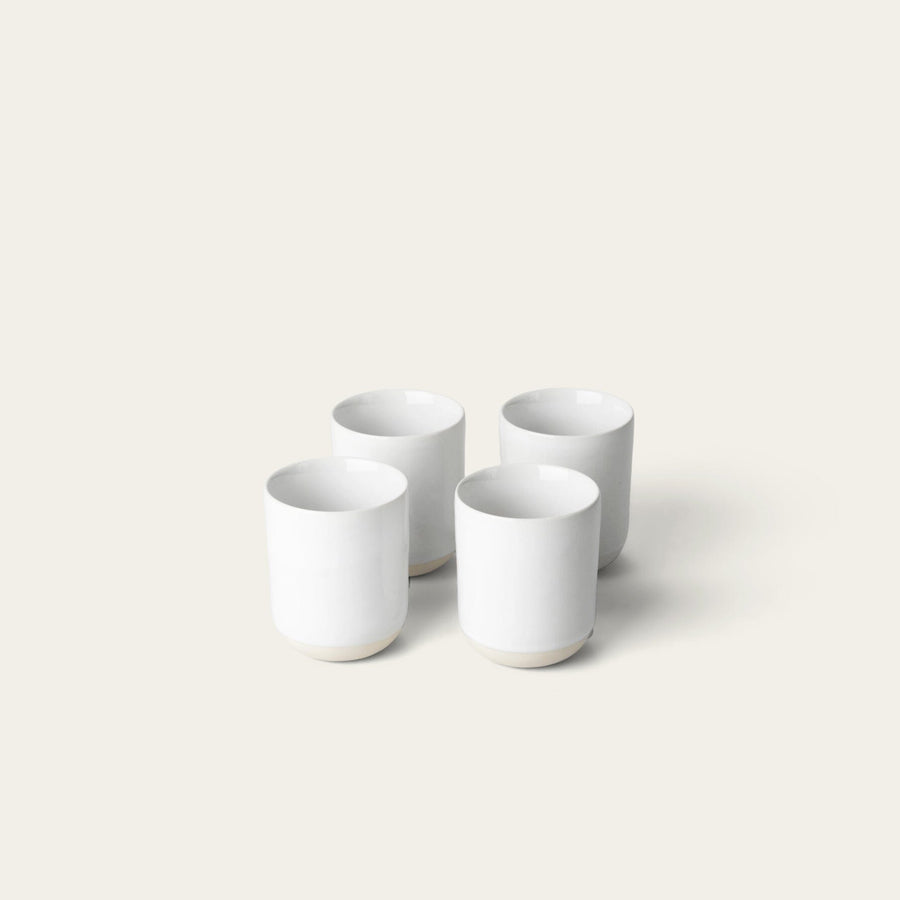 Cappuccino cups drinkware by Fable Home, in a pearlwhite color. – #pearlwhite