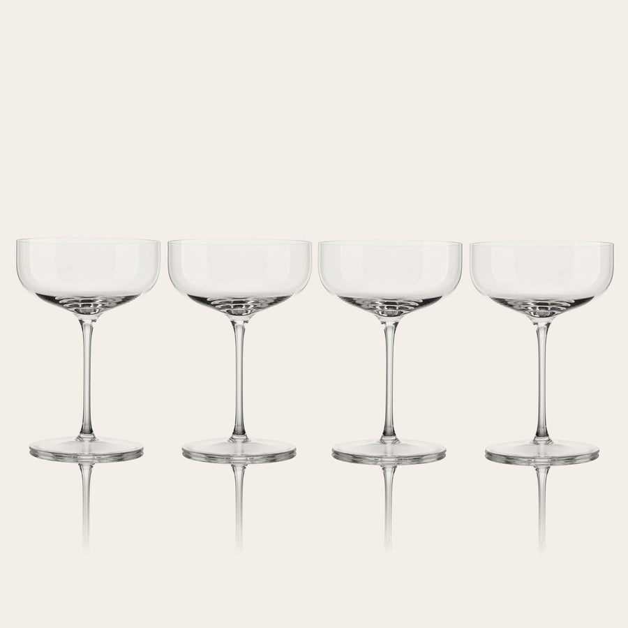 Coupe glasses glassware by Fable Home, in a clear color. – #clear