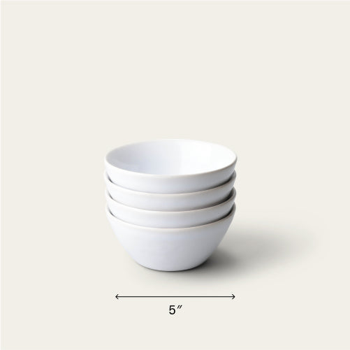 Dessert bowls dinnerware by Fable Home, in a pearlwhite color. – #pearlwhite