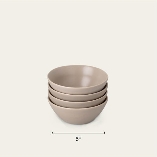 Dessert bowls dinnerware by Fable Home, in a deserttaupe color. – #deserttaupe