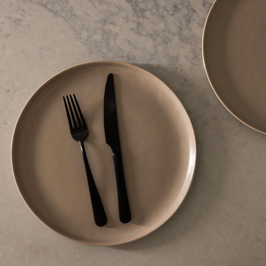 Flatware set flatware by Fable Home, in a matteblack color. – #matteblack