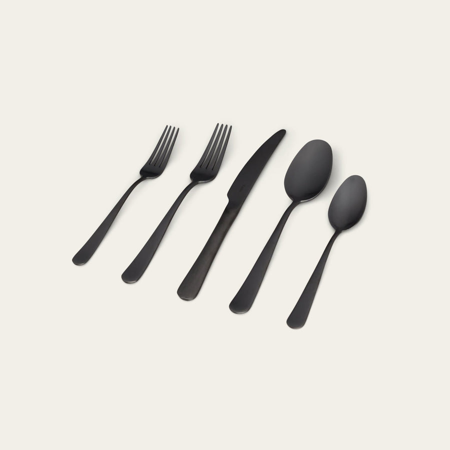 Flatware set flatware by Fable Home, in a matteblack color. – #matteblack