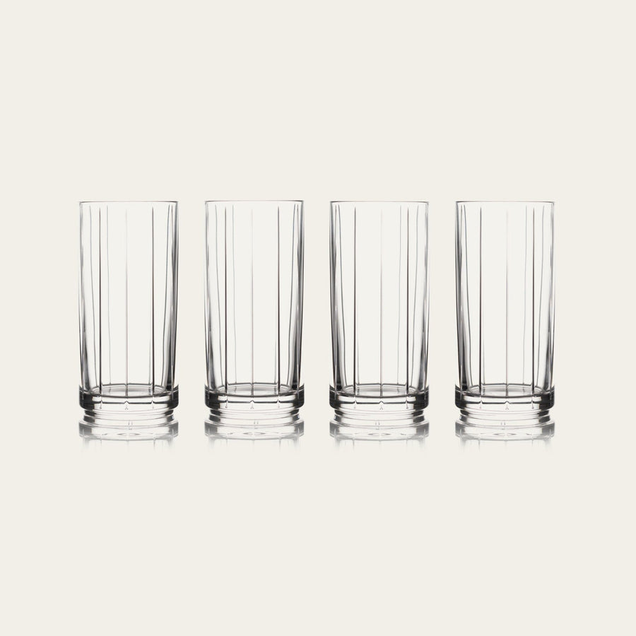 Highball glasses pro glassware by Fable Home, in a clear color. – #clear