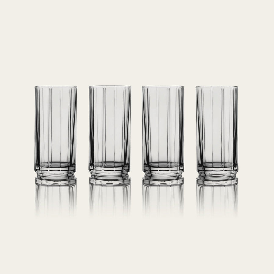 Highball glasses glassware by Fable Home, in a smokegray color. – #smokegray