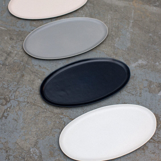 Oval serving platter dinnerware by Fable Home, in a speckledwhite color. – #speckledwhite
