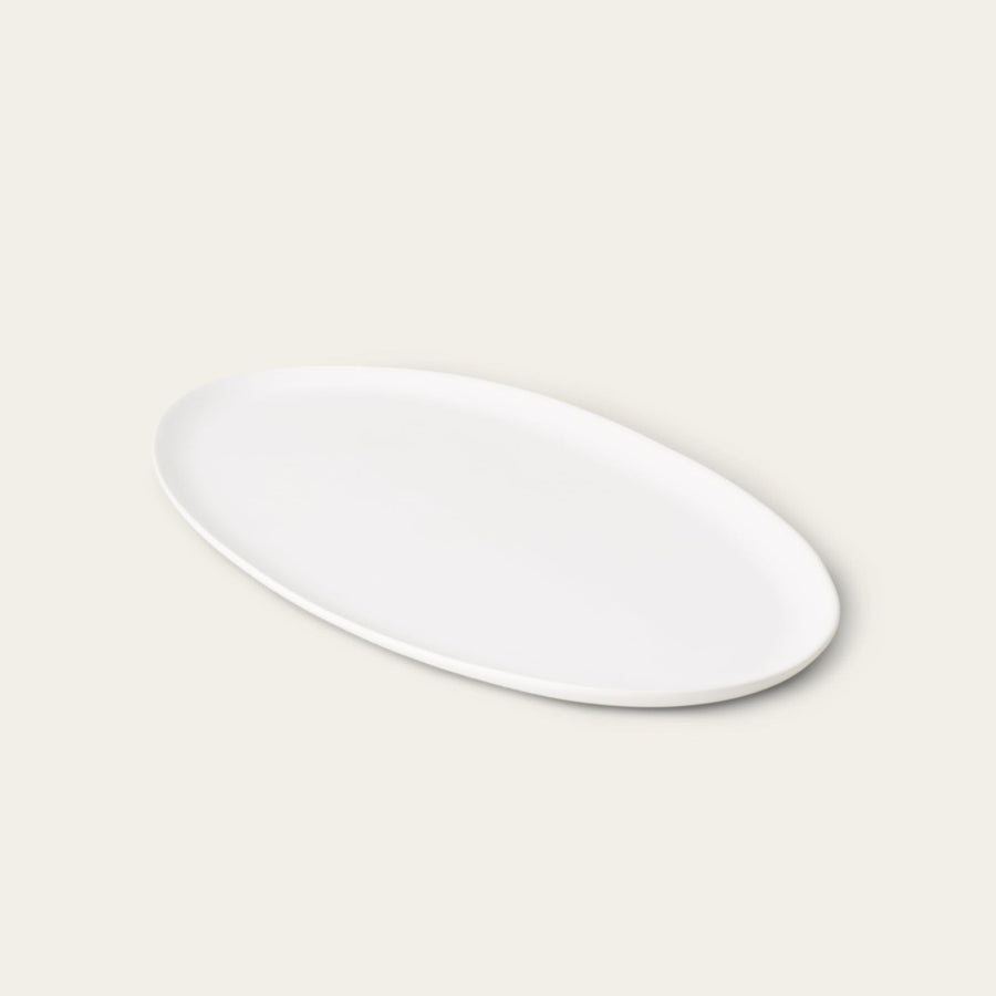 Oval serving platter dinnerware by Fable Home, in a cloudwhite color. – #cloudwhite