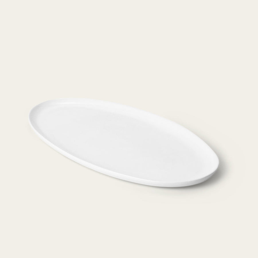 Oval serving platter dinnerware by Fable Home, in a pearlwhite color. – #pearlwhite