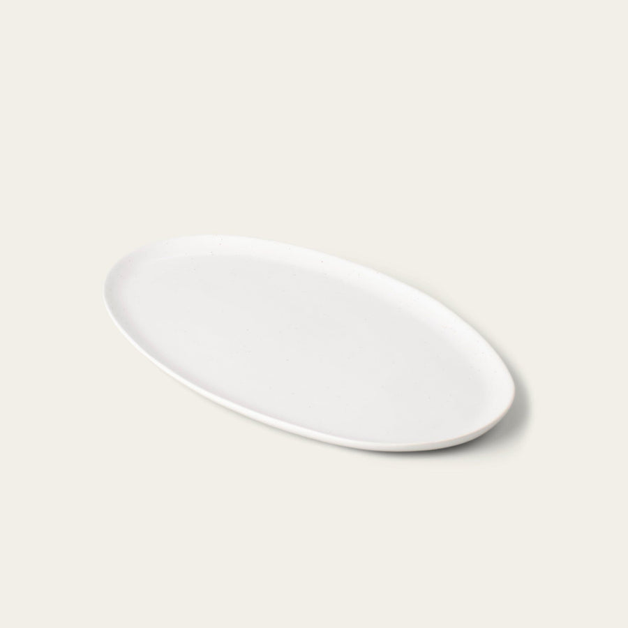 Oval serving platter dinnerware by Fable Home, in a speckledwhite color. – #speckledwhite