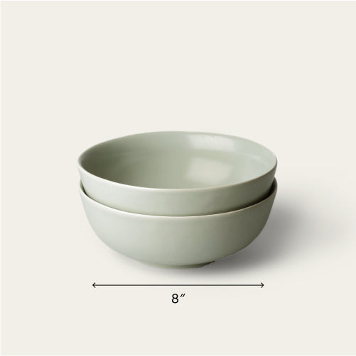 Ramen bowls dinnerware by Fable Home, in a beachgrassgreen color. – #beachgrassgreen