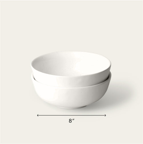 Ramen bowls dinnerware by Fable Home, in a speckledwhite color. – #speckledwhite