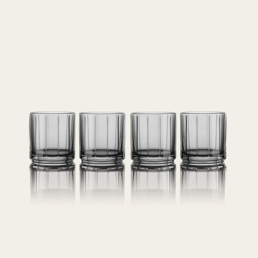 Rocks glasses glassware by Fable Home, in a smokegray color. – #smokegray