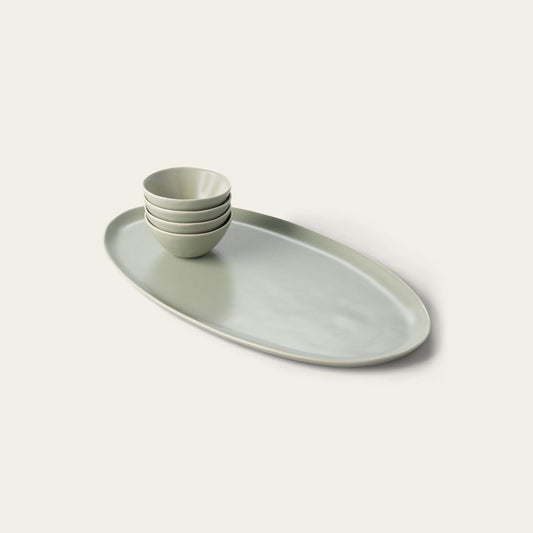 Serving platter set bundles by Fable Home, in a beachgrassgreen color. – #beachgrassgreen
