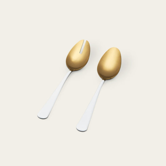 Serving spoons flatware by Fable Home, in a goldandwhite color. – #goldandwhite