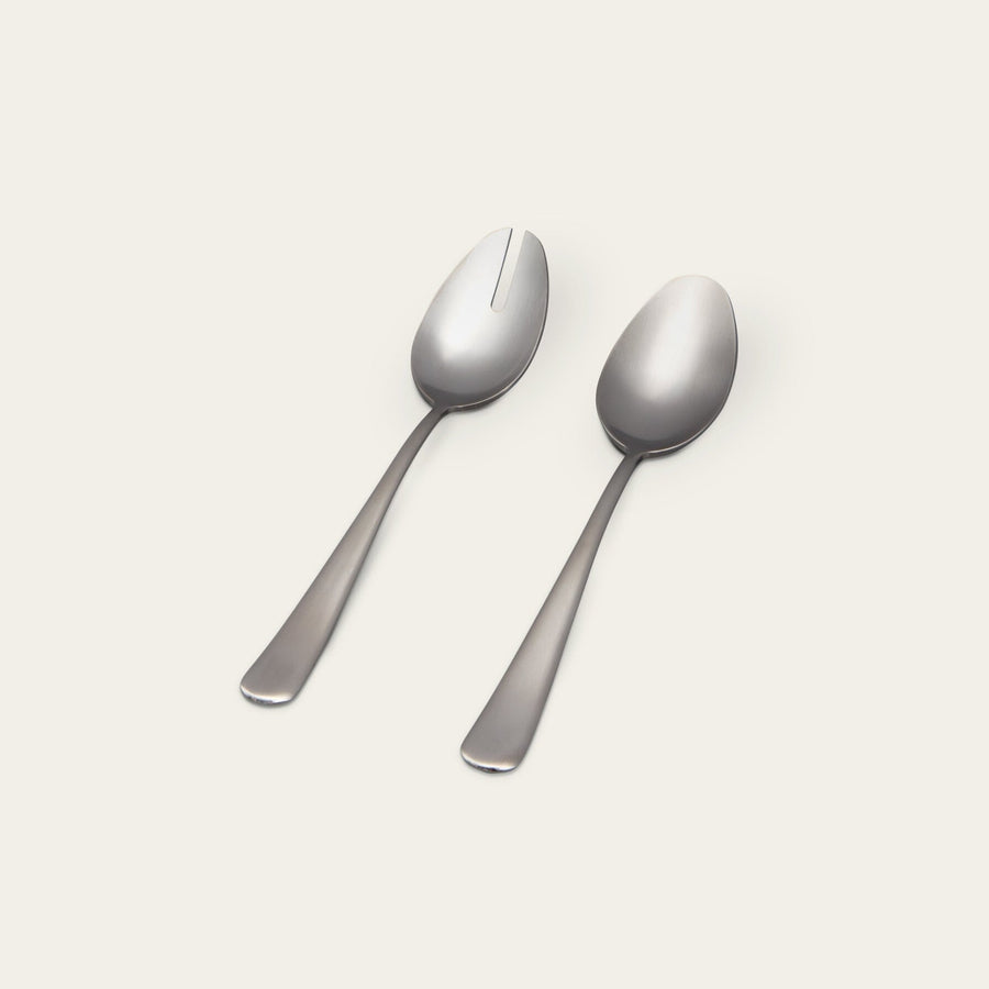 Serving spoons flatware by Fable Home, in a mattesilver color. – #mattesilver