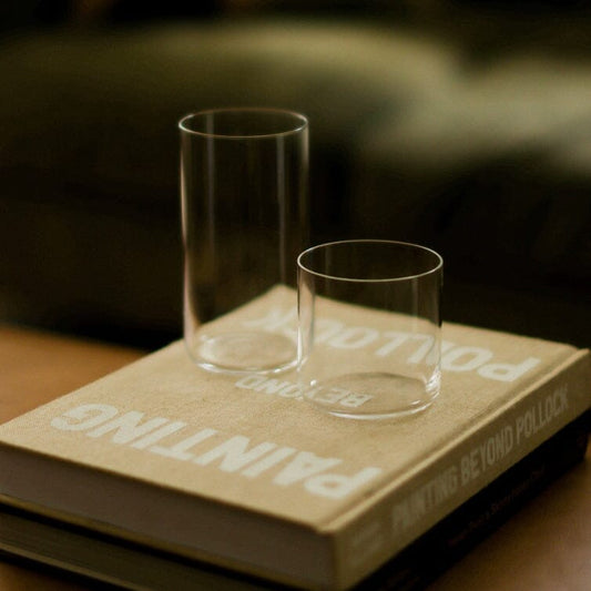 Short glasses pro glassware by Fable Home, in a clear color. – #clear
