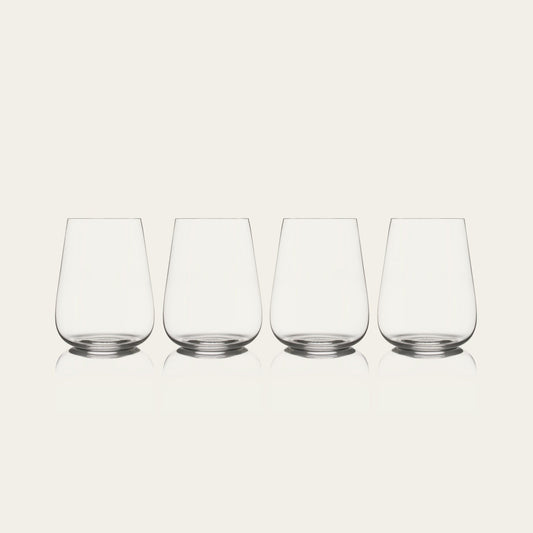 Stemless wine glasses pro glassware by Fable Home, in a clear color. – #clear