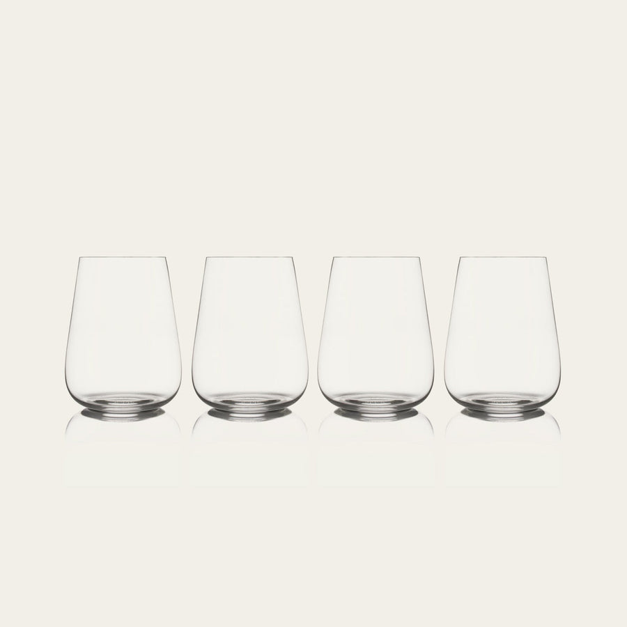 Stemless wine glasses pro glassware by Fable Home, in a clear color. – #clear