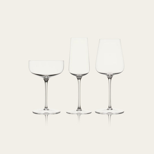 Stemware set pro bundles by Fable Home, in a clear color. – #clear