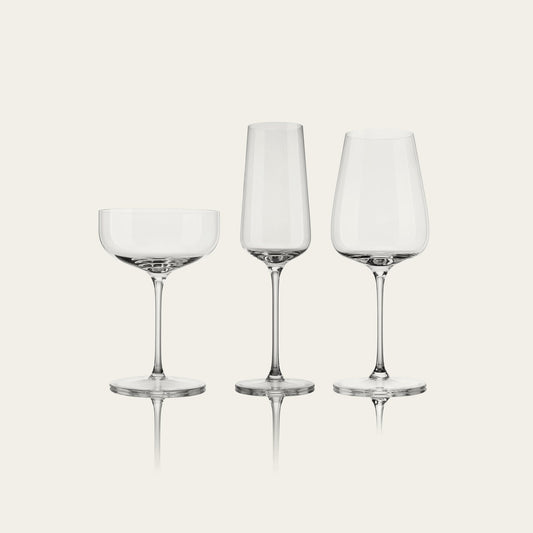 Stemware set bundles by Fable Home, in a clear color. – #clear