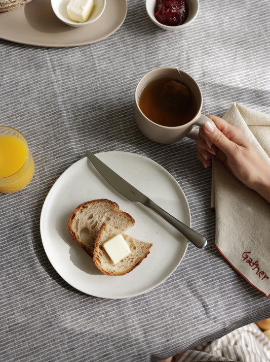 A pleasant breakfast on the table