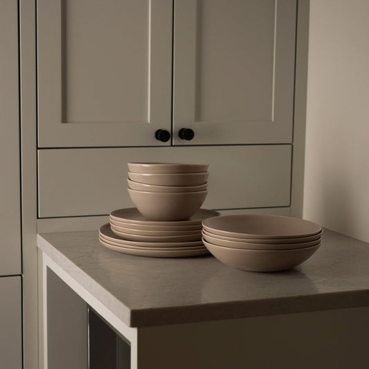 Breakfast bowls dinnerware by Fable Home, in a deserttaupe color. – #deserttaupe