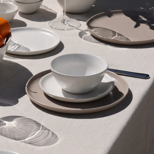 Breakfast bowls dinnerware by Fable Home, in a speckledwhite color. – #speckledwhite