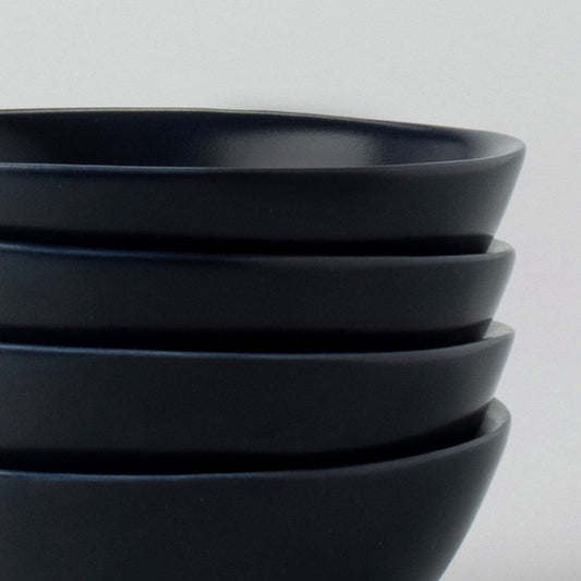 Breakfast bowls dinnerware by Fable Home, in a midnightblue color. – #midnightblue