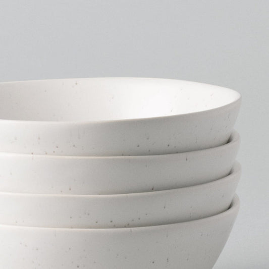 Breakfast bowls dinnerware by Fable Home, in a speckledwhite color. – #speckledwhite