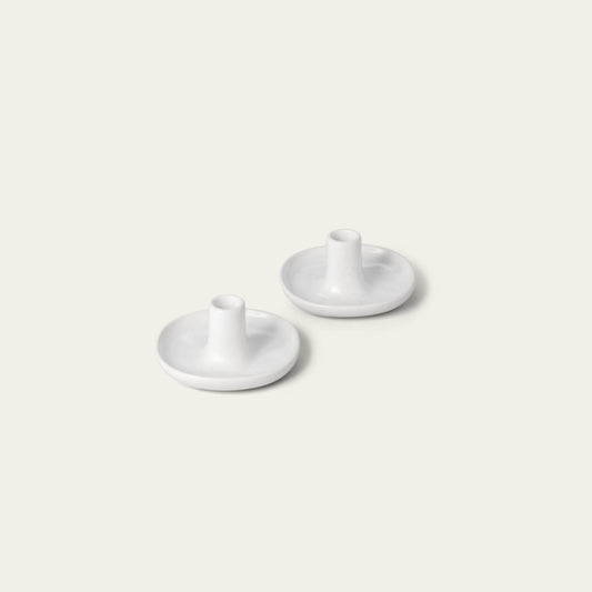 Candle holders decor by Fable Home, in a small/speckledwhite color. – #small/speckledwhite