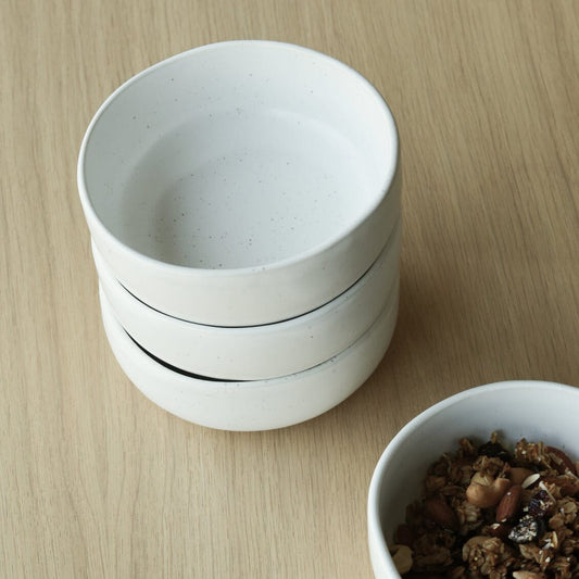 Cereal bowls dinnerware by Fable Home, in a speckledwhite color. – #speckledwhite