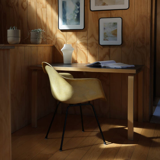 Curve table light lighting by Fable Home, in a translucent color. – #translucent