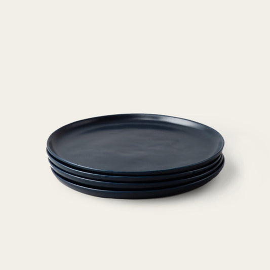 Dinner plates dinnerware by Fable Home, in a midnightblue color. – #midnightblue