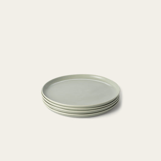 Salad plates dinnerware by Fable Home, in a beachgrassgreen color. – #beachgrassgreen
