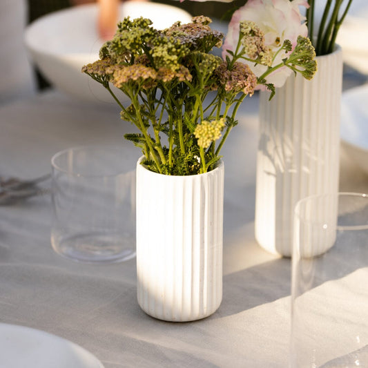 Short bud vase decor by Fable Home, in a beachgrassgreen color. – #beachgrassgreen