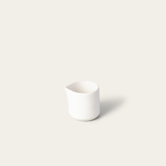 Small carafe drinkware by Fable Home, in a speckledwhite color. – #speckledwhite