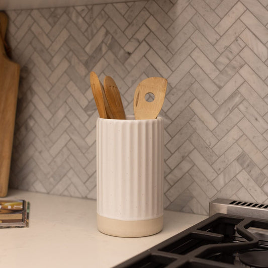 Vase decor by Fable Home, in a speckledwhite color. – #speckledwhite