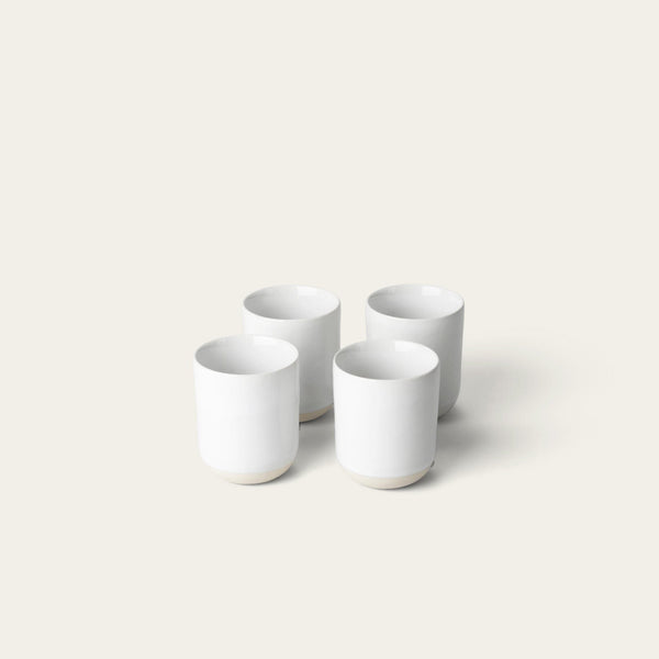 Cappuccino cups drinkware by Fable Home, in a pearlwhite color. – #pearlwhite