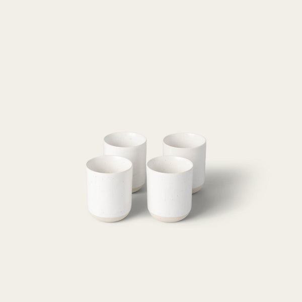 Cappuccino cups drinkware by Fable Home, in a speckledwhite color. – #speckledwhite