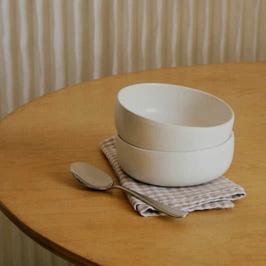 Cereal Bowls by Fable Home, featured in a cloudwhite finish. – #cloudwhite