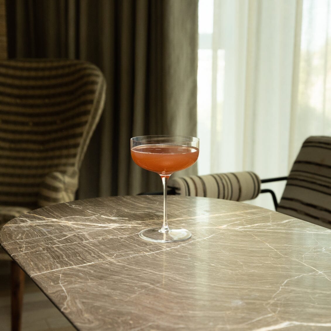 Coupe glasses glassware by Fable Home, in a clear color.