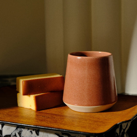 Cups by Fable Home, featured in a canyonclay finish. – #canyonclay