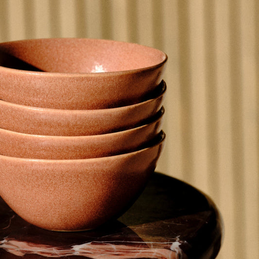 Dessert Bowls by Fable Home, featured in a canyonclay finish. – #canyonclay