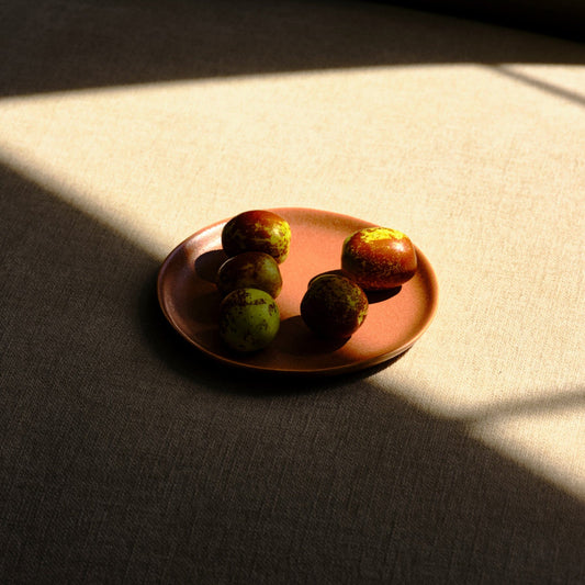 Dessert Plates by Fable Home, featured in a canyonclay finish. – #canyonclay