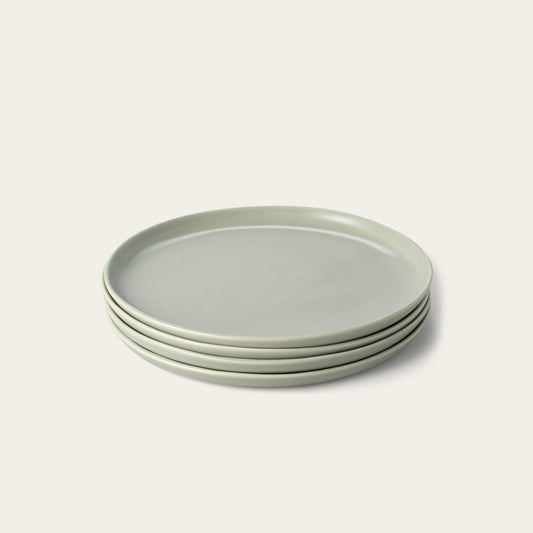 Dinner plates dinnerware by Fable Home, shown in a beachgrassgreen finish. – #beachgrassgreen