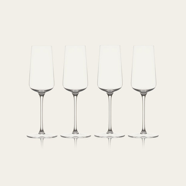 Flute glasses pro glassware by Fable Home, in a clear color. – #clear